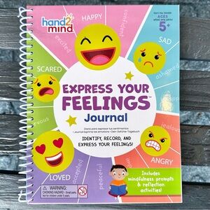 New Spiral-Bound Hand2Mind “Express Your Feelings” Journal | Ages 5+